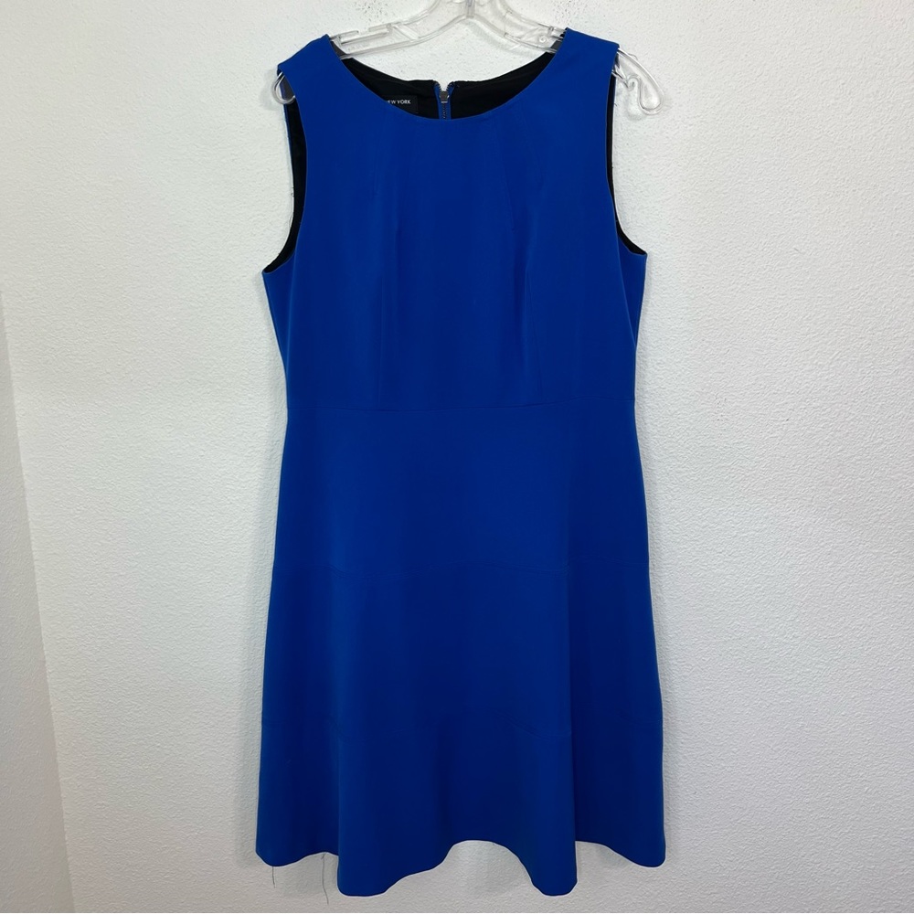 Jones New York Lapis Blue Sheath Dress.  Size 12